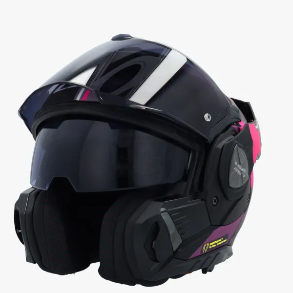LS2 Systeemhelmen|Helmen Met Zonnevizier-FF901 Advant X Utra Grey Purpe
