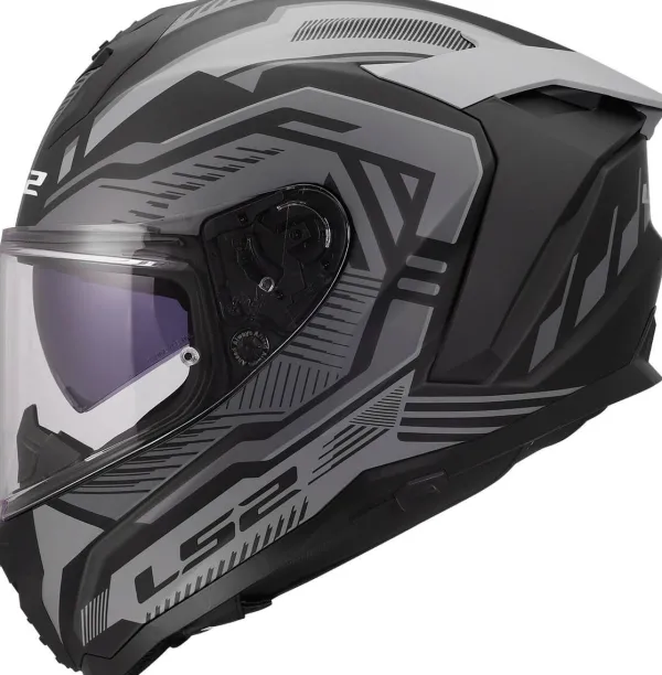 LS2 Integraalhelmen|Race Helmen-FF817 Chaenger II Dravix Grey