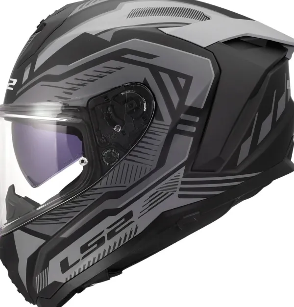 LS2 Integraalhelmen|Race Helmen-FF817 Chaenger II Dravix Grey