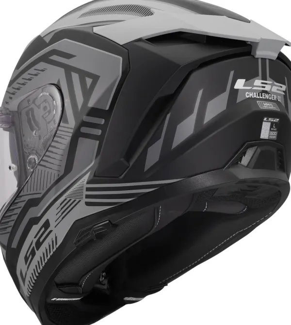 LS2 Integraalhelmen|Race Helmen-FF817 Chaenger II Dravix Grey