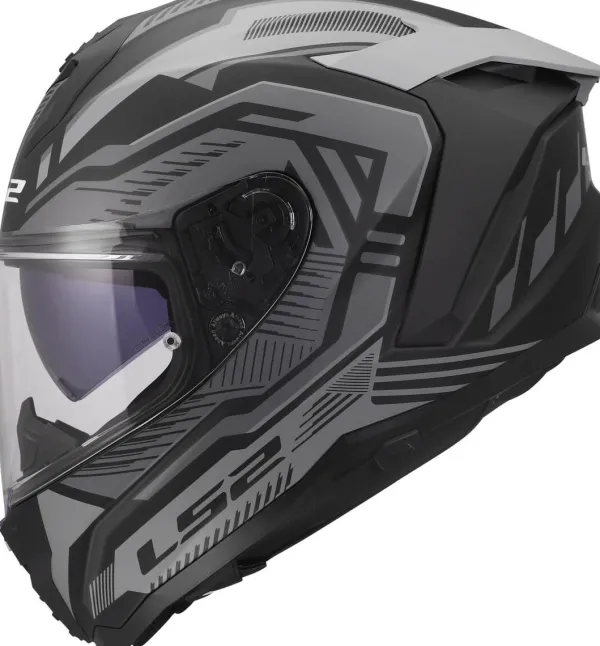LS2 Integraalhelmen|Race Helmen-FF817 Chaenger II Dravix Grey