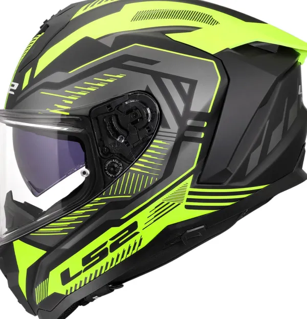 LS2 Integraalhelmen|Race Helmen-FF817 Chaenger II Dravix H-V Yeow