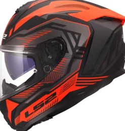 LS2 Integraalhelmen|Race Helmen-FF817 Chaenger II Dravix Red