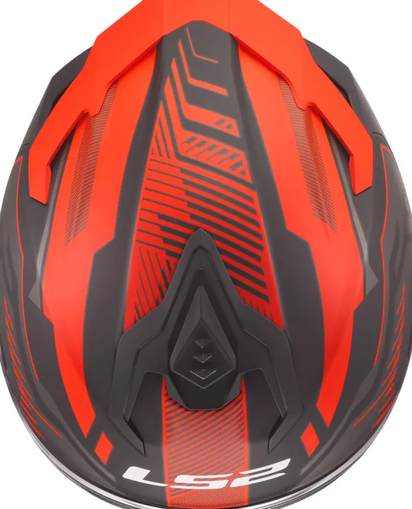 LS2 Integraalhelmen|Race Helmen-FF817 Chaenger II Dravix Red