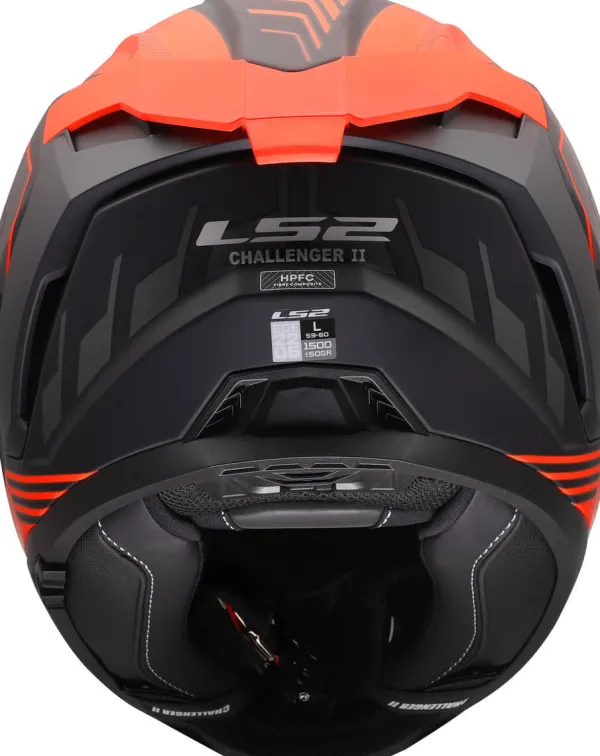 LS2 Integraalhelmen|Race Helmen-FF817 Chaenger II Dravix Red