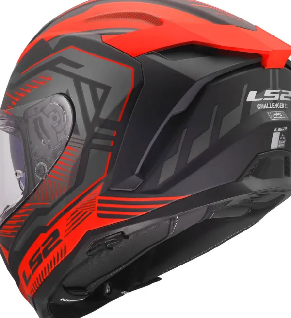 LS2 Integraalhelmen|Race Helmen-FF817 Chaenger II Dravix Red