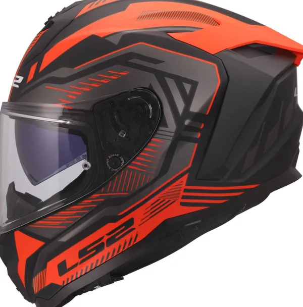 LS2 Integraalhelmen|Race Helmen-FF817 Chaenger II Dravix Red