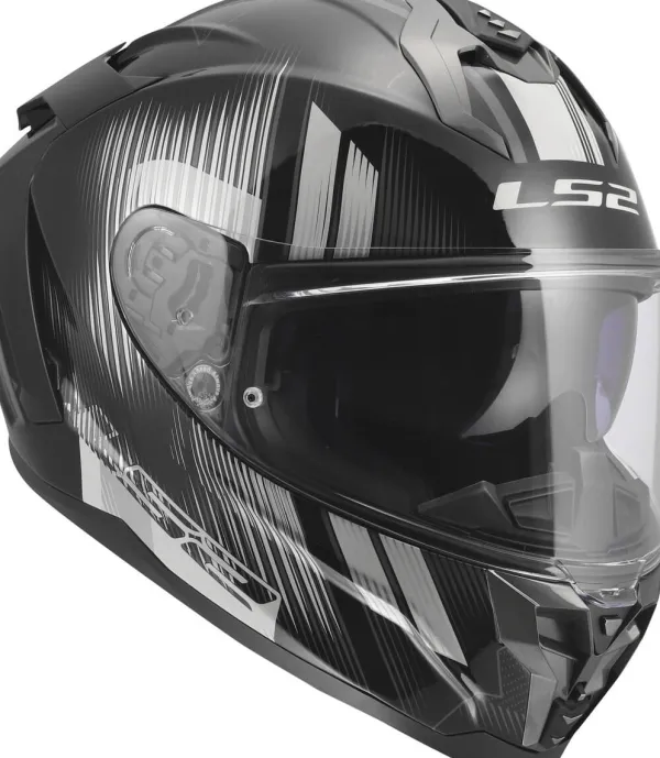 LS2 Integraalhelmen|Race Helmen-FF817 Chaenger II Nitro Back Grey