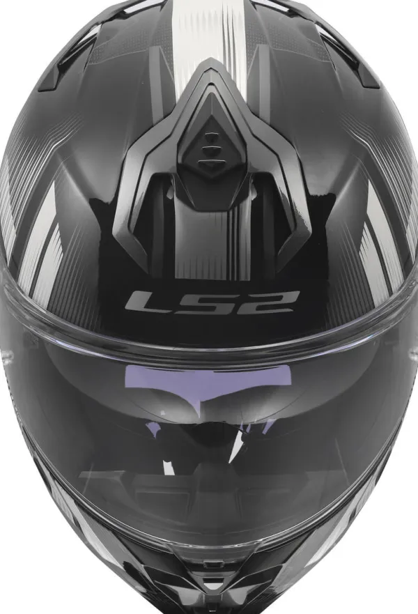 LS2 Integraalhelmen|Race Helmen-FF817 Chaenger II Nitro Back Grey