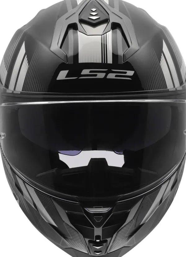 LS2 Integraalhelmen|Race Helmen-FF817 Chaenger II Nitro Back Grey