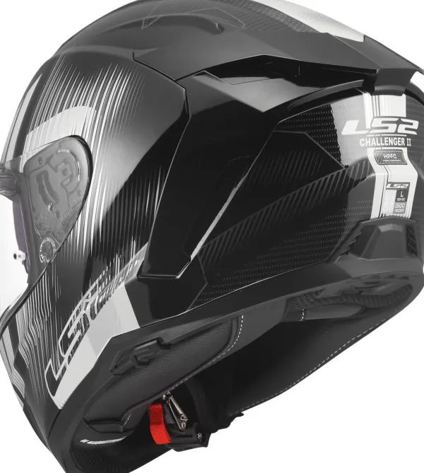 LS2 Integraalhelmen|Race Helmen-FF817 Chaenger II Nitro Back Grey