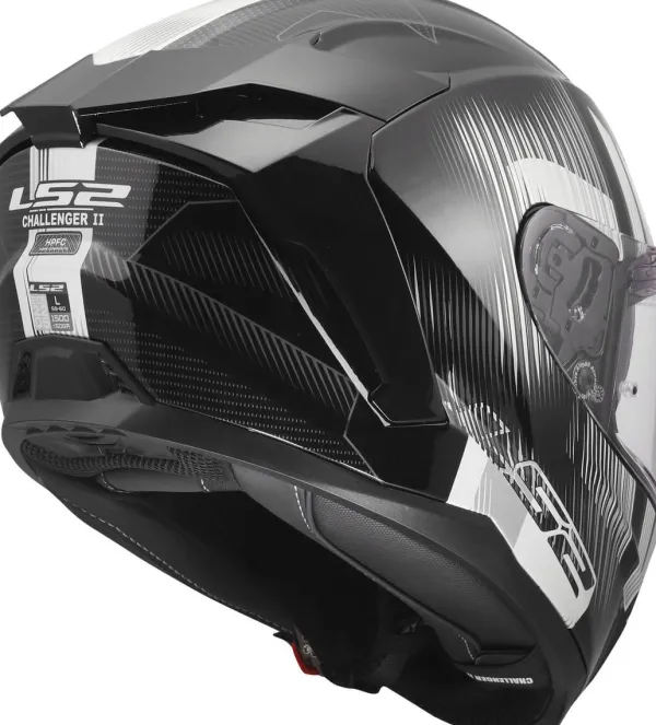 LS2 Integraalhelmen|Race Helmen-FF817 Chaenger II Nitro Back Grey
