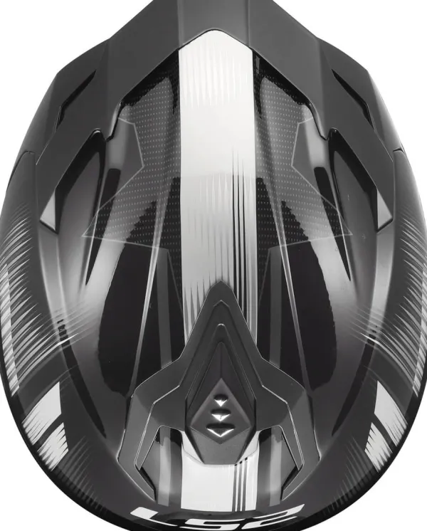 LS2 Integraalhelmen|Race Helmen-FF817 Chaenger II Nitro Back Grey