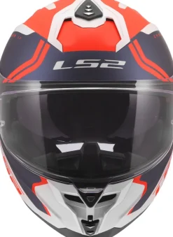 LS2 Integraalhelmen|Race Helmen-FF817 Chaenger II Titan White Bue Red