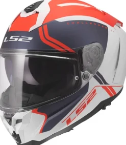 LS2 Integraalhelmen|Race Helmen-FF817 Chaenger II Titan White Bue Red