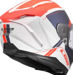 LS2 Integraalhelmen|Race Helmen-FF817 Chaenger II Titan White Bue Red
