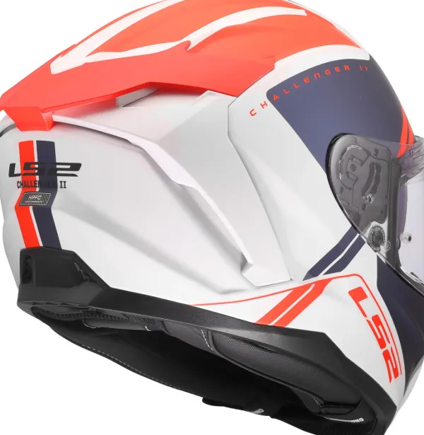 LS2 Integraalhelmen|Race Helmen-FF817 Chaenger II Titan White Bue Red