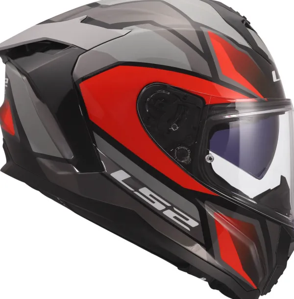 LS2 Integraalhelmen|Race Helmen-FF817 Chaenger II Viper Grey Red