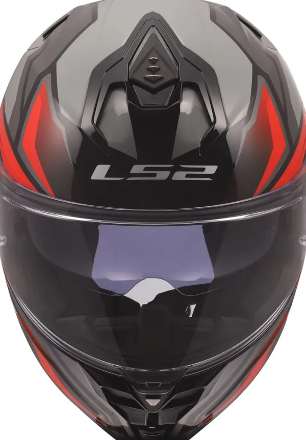 LS2 Integraalhelmen|Race Helmen-FF817 Chaenger II Viper Grey Red