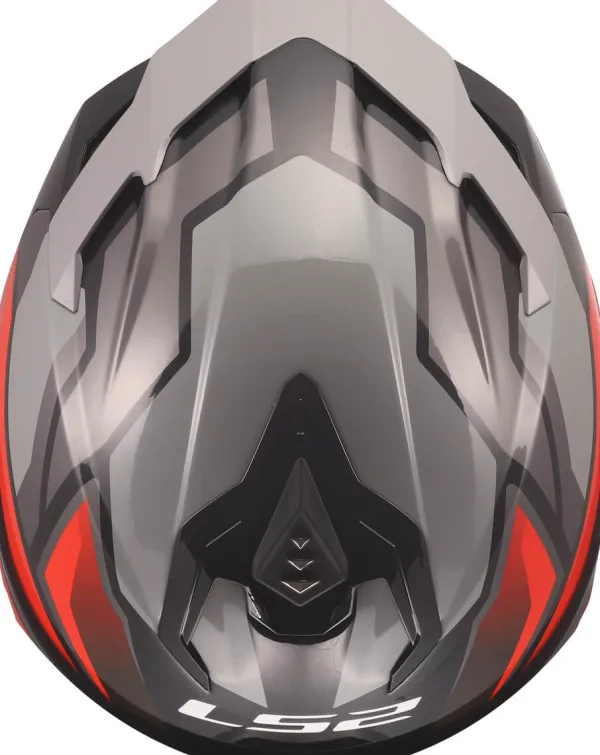 LS2 Integraalhelmen|Race Helmen-FF817 Chaenger II Viper Grey Red