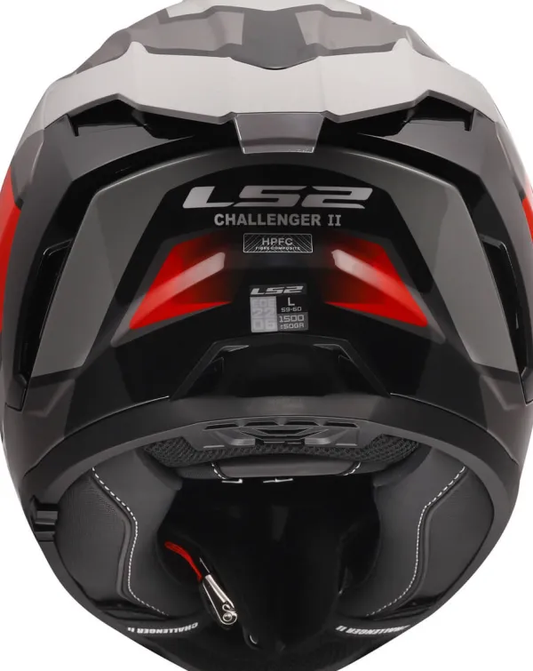 LS2 Integraalhelmen|Race Helmen-FF817 Chaenger II Viper Grey Red