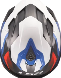 LS2 Integraalhelmen|Race Helmen-FF817 Chaenger II Viper White Bue Red