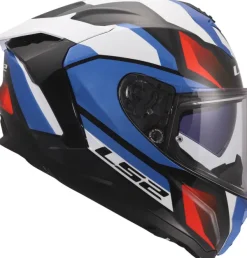 LS2 Integraalhelmen|Race Helmen-FF817 Chaenger II Viper White Bue Red