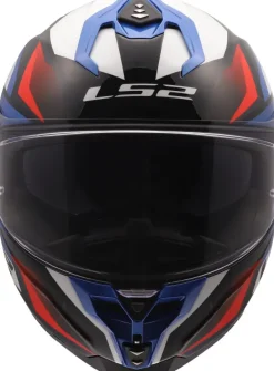LS2 Integraalhelmen|Race Helmen-FF817 Chaenger II Viper White Bue Red