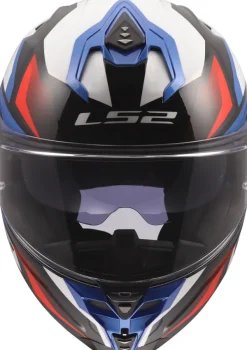 LS2 Integraalhelmen|Race Helmen-FF817 Chaenger II Viper White Bue Red