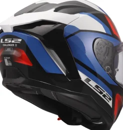 LS2 Integraalhelmen|Race Helmen-FF817 Chaenger II Viper White Bue Red