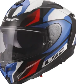 LS2 Integraalhelmen|Race Helmen-FF817 Chaenger II Viper White Bue Red