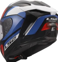 LS2 Integraalhelmen|Race Helmen-FF817 Chaenger II Viper White Bue Red