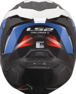 LS2 Integraalhelmen|Race Helmen-FF817 Chaenger II Viper White Bue Red