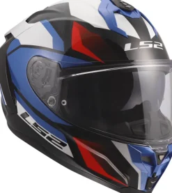 LS2 Integraalhelmen|Race Helmen-FF817 Chaenger II Viper White Bue Red
