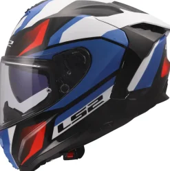 LS2 Integraalhelmen|Race Helmen-FF817 Chaenger II Viper White Bue Red