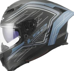 LS2 Integraalhelmen|Race Helmen-FF807 Dragon ubic Bue Petro