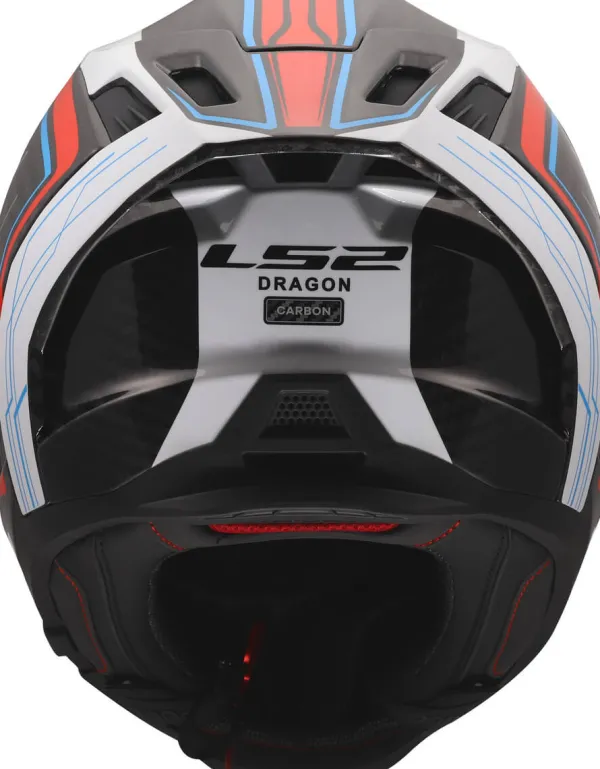 LS2 Integraalhelmen|Race Helmen-FF807 Dragon ubic White Bue Red