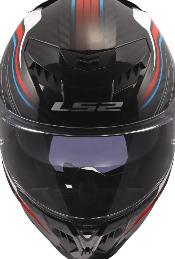 LS2 Integraalhelmen|Race Helmen-FF807 Dragon ubic White Bue Red