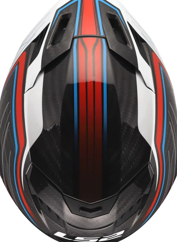 LS2 Integraalhelmen|Race Helmen-FF807 Dragon ubic White Bue Red