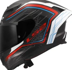 LS2 Integraalhelmen|Race Helmen-FF807 Dragon ubic White Bue Red