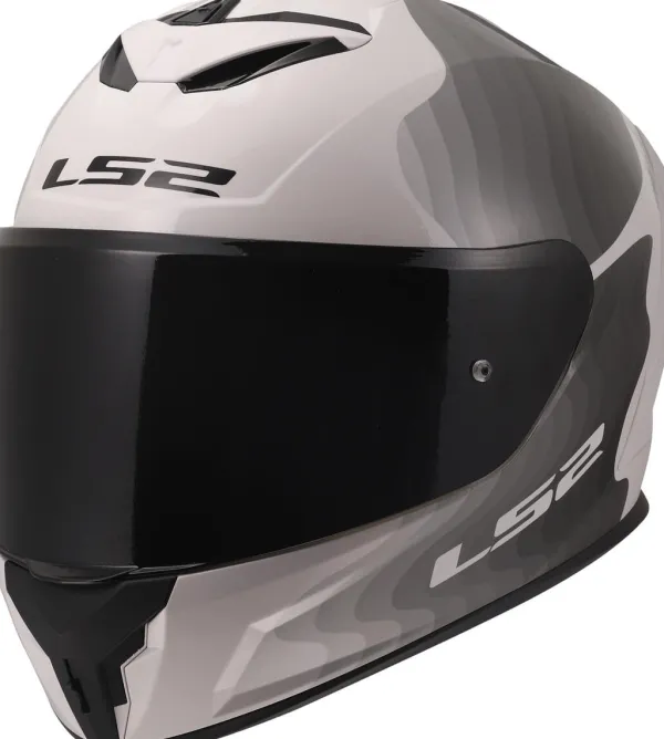 LS2 Integraalhelmen-FF820 Rapid III Fow White Grey