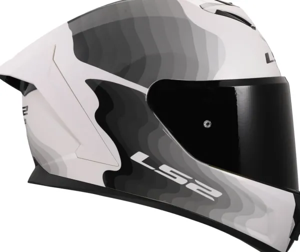 LS2 Integraalhelmen-FF820 Rapid III Fow White Grey