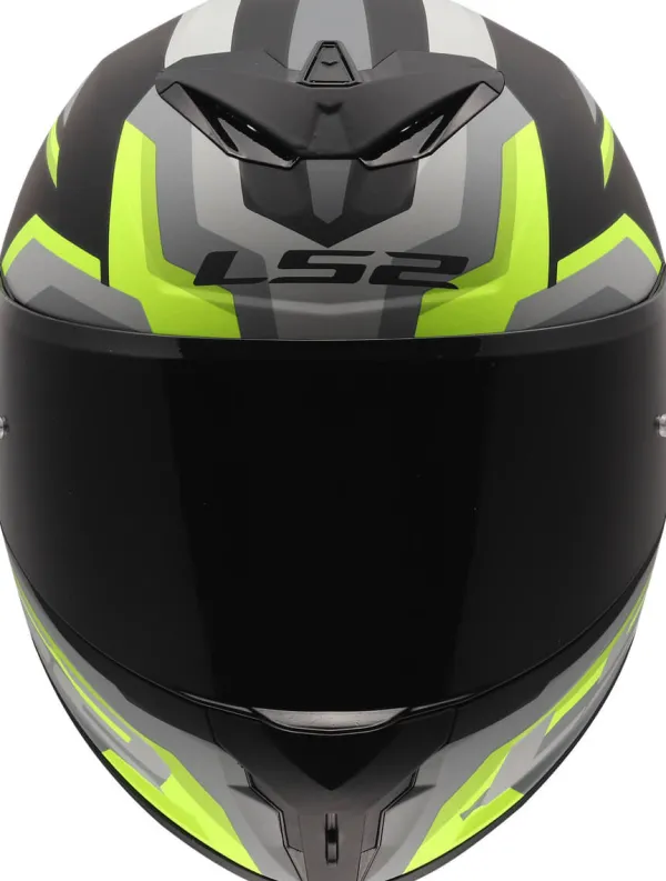 LS2 Integraalhelmen-FF820 Rapid III Hyper Back H-V Yeow