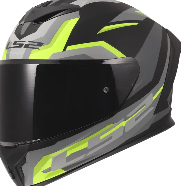 LS2 Integraalhelmen-FF820 Rapid III Hyper Back H-V Yeow