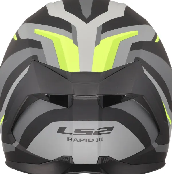 LS2 Integraalhelmen-FF820 Rapid III Hyper Back H-V Yeow