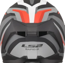 LS2 Integraalhelmen-FF820 Rapid III Hyper Back Red