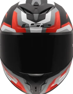 LS2 Integraalhelmen-FF820 Rapid III Hyper Back Red