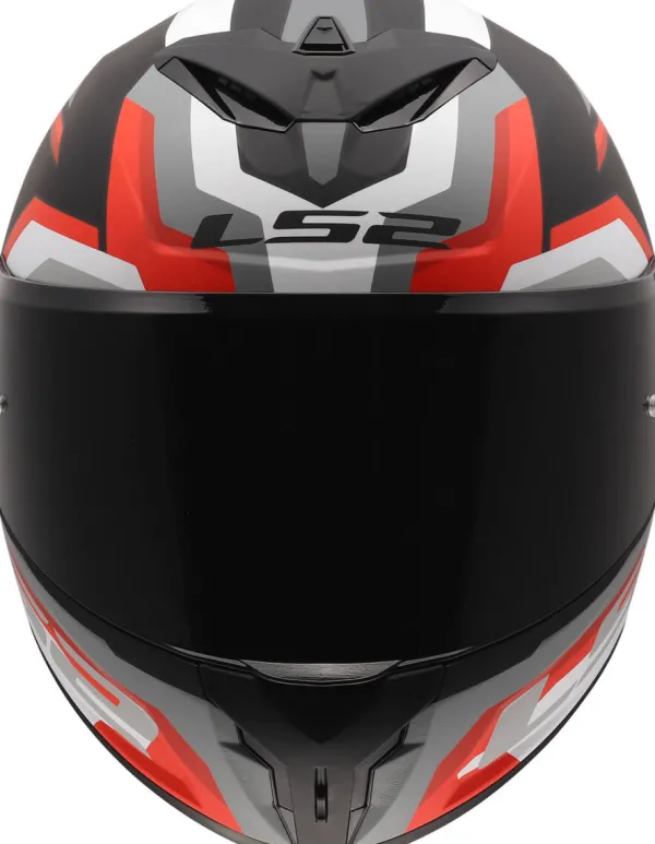 LS2 Integraalhelmen-FF820 Rapid III Hyper Back Red