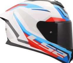LS2 Integraalhelmen-FF820 Rapid III Hyper White Bue Red
