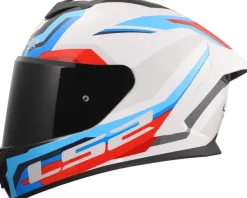 LS2 Integraalhelmen-FF820 Rapid III Hyper White Bue Red